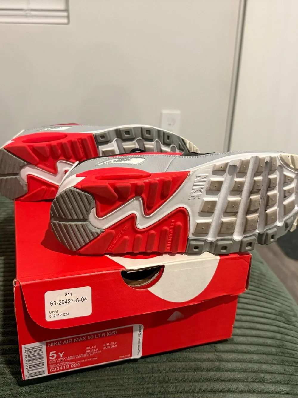 Nike Air Max 90 LTR (GS) 5Y (Big Kid) - Picture 4 of 5